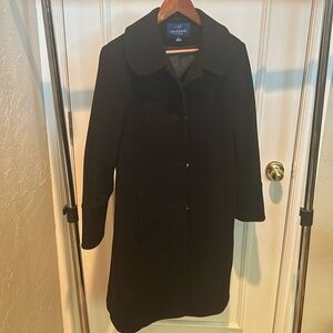 Size 12 black mackintosh New England women’s top coat